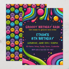 Snygg födelsedagsfest inbjudningar