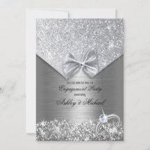 snygg folie silverglitter paljetter glitterring