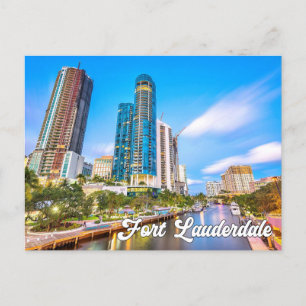 Snygg Fort Lauderdale, Florida, Förenade Stater Vykort