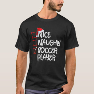 Snygg fotbollsspelare - en fin fotbollsjul t shirt
