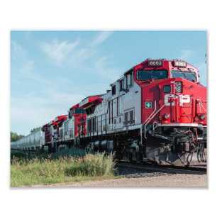 Snygg fotoutskrift för järnvägar fototryck