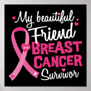 Snygg Friend Bröstcancer överlevande Poster
