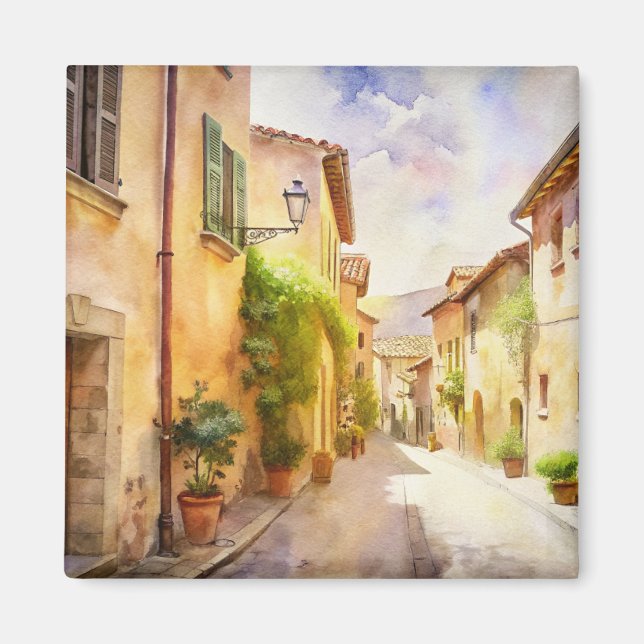 Snygg gata i Provence. Magnet (Framsidan)