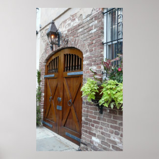Snygg gateway i Charleston Poster