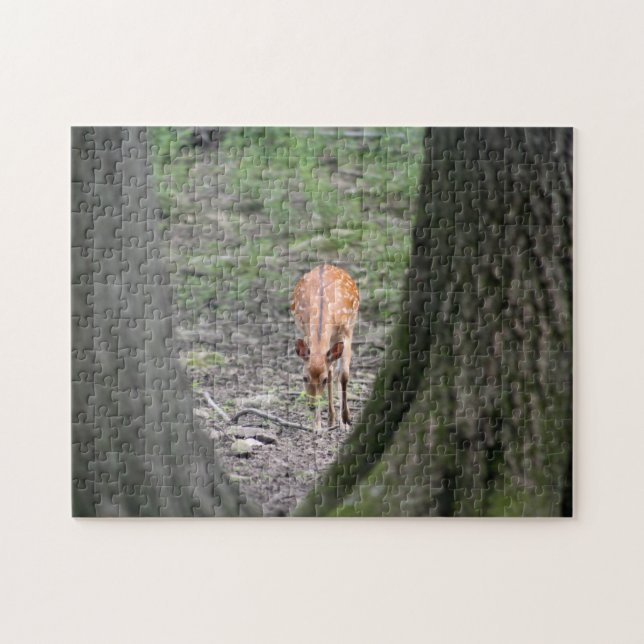 Snygg Gazelle i Forest Pussel (Horisontell)