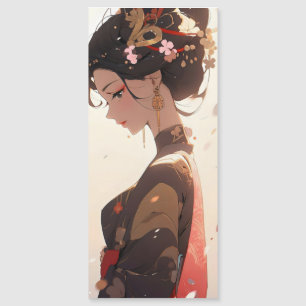 Snygg Geisha Anime Girl