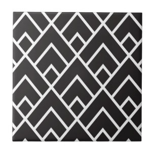 Snygg geometrisk diamantgallerimönster kakelplatta