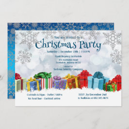 Snygg Gift Wrapped Presenter jul Party Inbjudningar