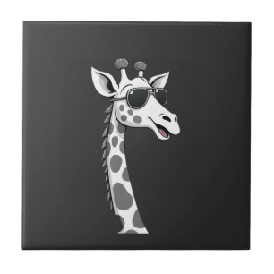 Snygg Giraff Konst För Män Kvinnor Barn Djurälskar Kakelplatta