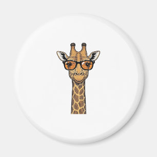 Snygg Giraff Solglasögon Vintage Graverad Tröja De Magnet