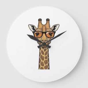 Snygg Giraff Solglasögon Vintage Gravyr Tröja De Stor Klocka