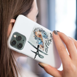 Snygg giraffe roligt iPhone/iPad-väska