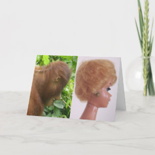 Snygg Girl Orangutan Hairdo Kort