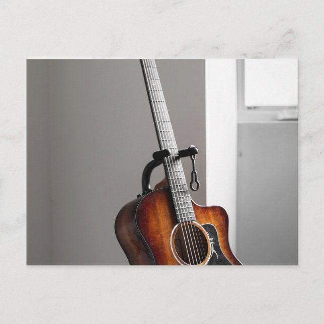 Snygg gitarr vykort (Framsida)
