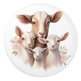 Snygg Goat Family Knopp
