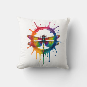 Snygg grafisk Tie Dye-solglasögon Illustra med tro Kudde
