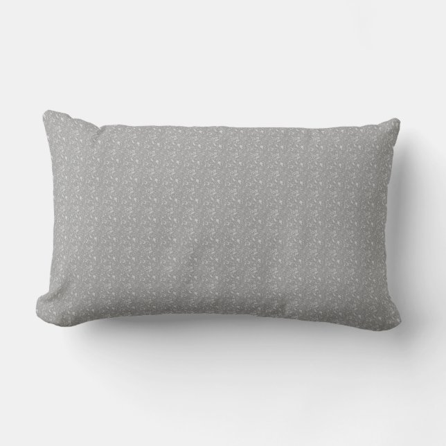 Snygg Grått Patterned Pillow Lumbarkudde (Framsida)