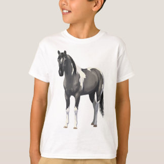 Snygg Grått Pinto Grulla Paint Horse Stallion T Shirt