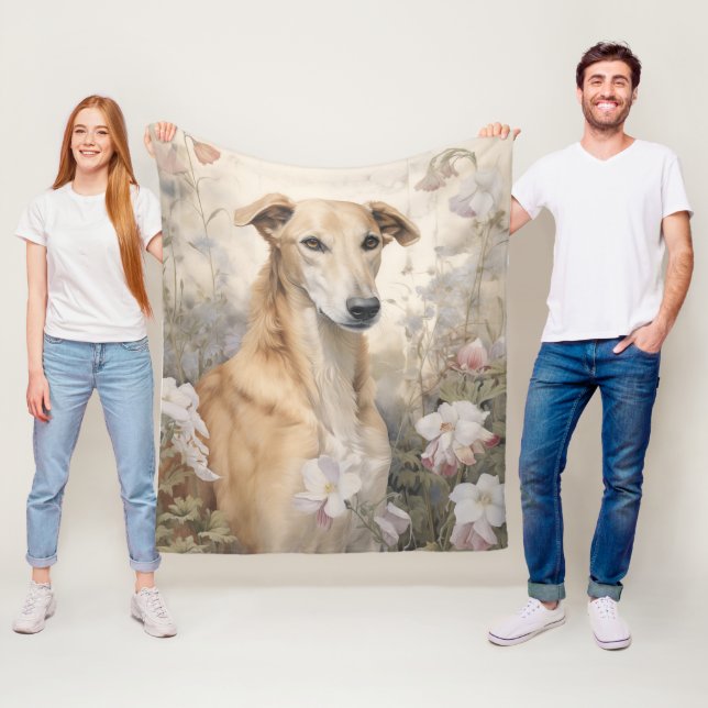 Snygg Greyhound Fleecefilt (På plats)