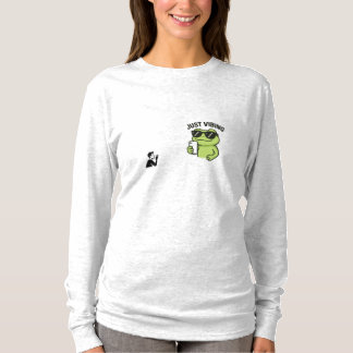 Snygg Groda “Bara Vibirar” Rolig T-Shirt