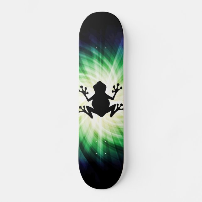 Snygg Groda Old School Skateboard Bräda 21,6 Cm (Framsida)