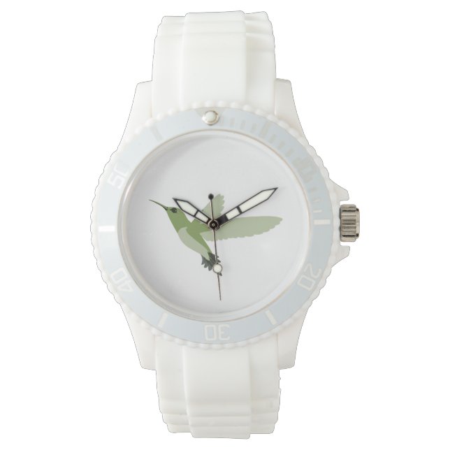 Snygg Grönt Hummingbird Armbandsur (Framsida)