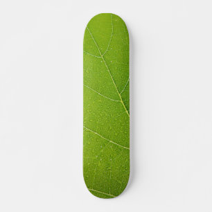 Snygg Grönt Löv Mini Skateboard Bräda 18,5 Cm