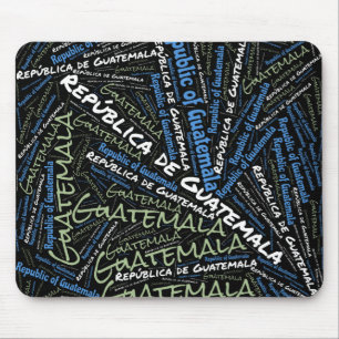 Snygg Guatemala Flagga Färg Patriotic Musmatta