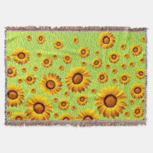 Snygg gula blommor på abstraktens grönt