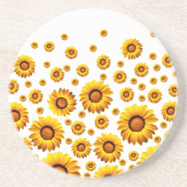 Snygg gula blommor underlägg