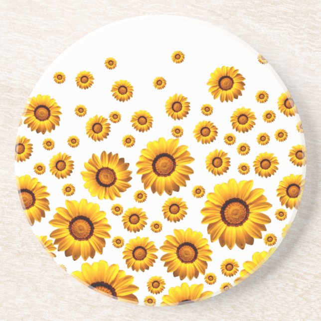 Snygg gula blommor underlägg (Framsidan)