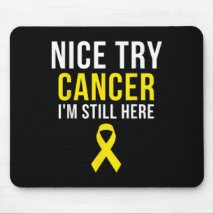 Snygg Gult för Survivor Sarcoma Cancer Awareness Musmatta