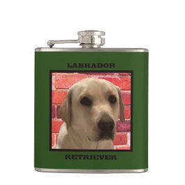 Snygg Gult Labrador Retriever Hund Fickplunta