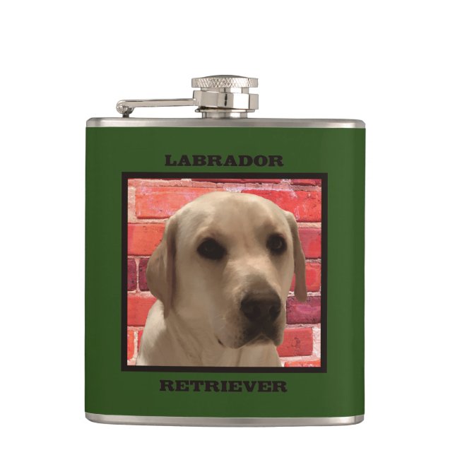 Snygg Gult Labrador Retriever Hund Fickplunta (Framsidan)