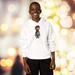 Snygg Guy-jul Elf Boy's Hoodie T Shirt