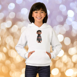 Snygg Guy-jul Elf Girl's Hoodie T Shirt