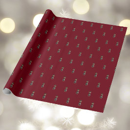 Snygg Guy-jul Elf Wrapping Papper Presentpapper