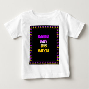 Snygg Hakuna Matata Art-utskrift Tee