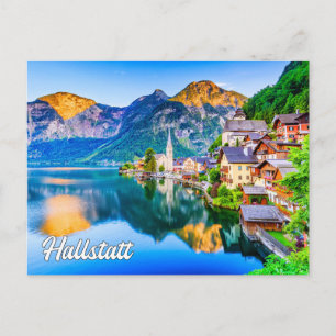 Snygg Hallstatt, Österrike Vykort