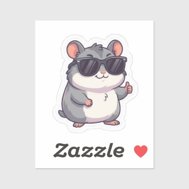 Snygg hamsterdekal klistermärken (Ark)