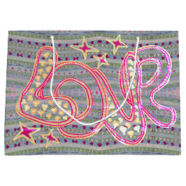 Snygg Hand plockade Kärlek med Hearts