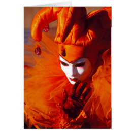 Snygg Harlequin Hälsningskort