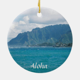 Snygg Hawaii-jul Julgransprydnad Keramik