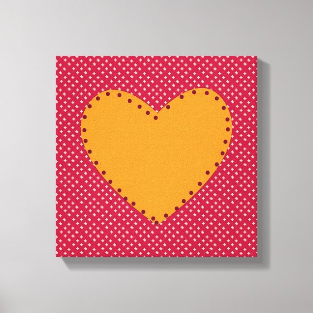 Snygg Heart Canvas (Framsida)