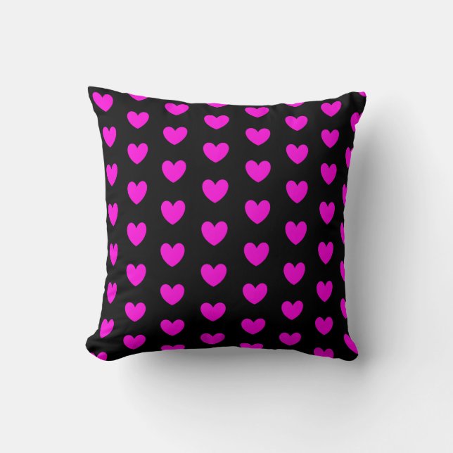Snygg Heart Mönster Kudde (Framsida)