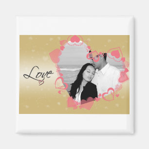 Snygg Heart Ram Magnet
