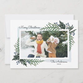 Snygg Helgdag - julfotkort Julkort