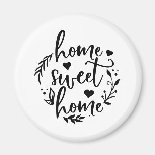 Snygg hemdesign, hem, söt hem magnet
