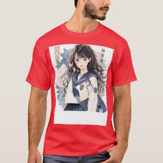 Snygg Highschool Girl T Shirt