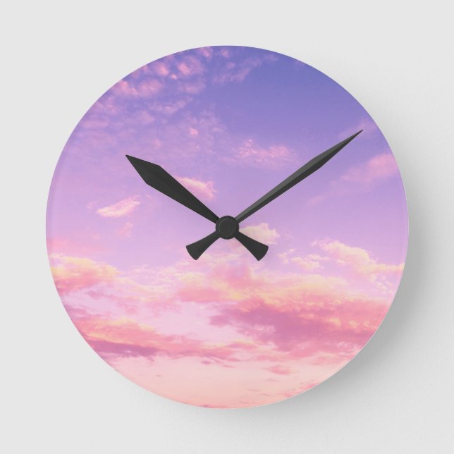 Snygg himlar rund klocka (Framsida)